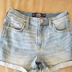 Hollister High Rise Denim Shorts